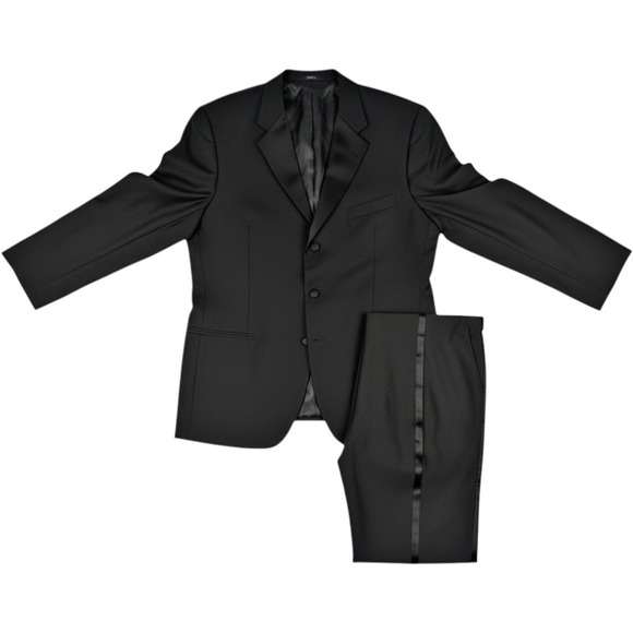 Joseph Abboud Other - Joseph Abboud Tuxedo Suit 42R/W36 Wool Formal Gala Wedding Black Tie Event